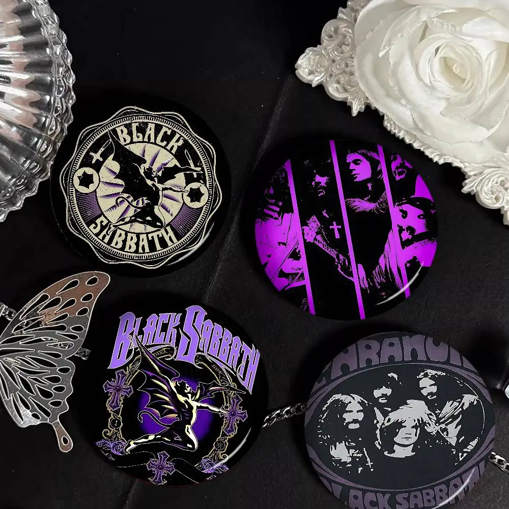 B-Black S-Sabbath New  Brooches Soft Button Pin Funny Silly Gnarpy on A Skateboard Meme Badge Gamer Collection Gifts