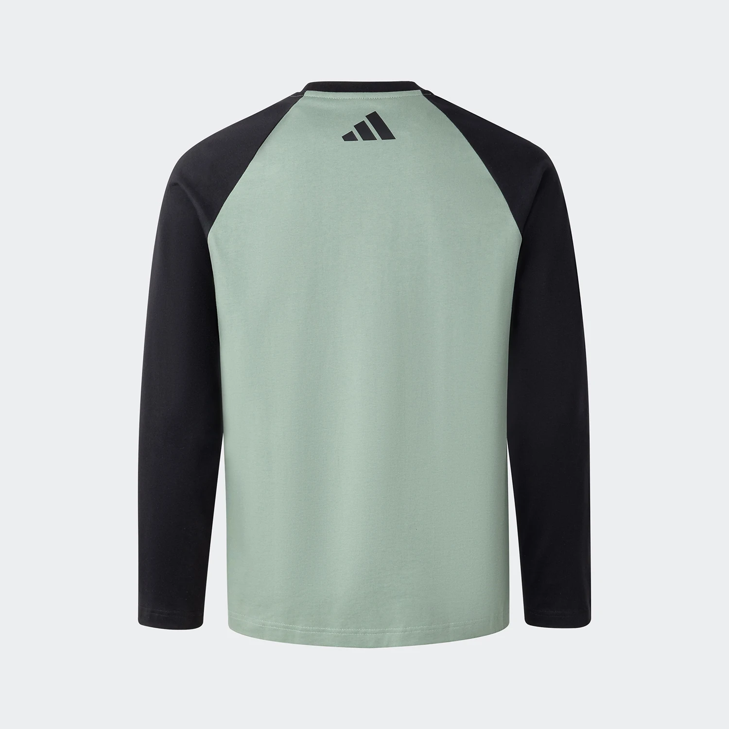 Adidas genuine V TEE LS men's and women's breathable sports splicing round neck T-shirt JZ2335