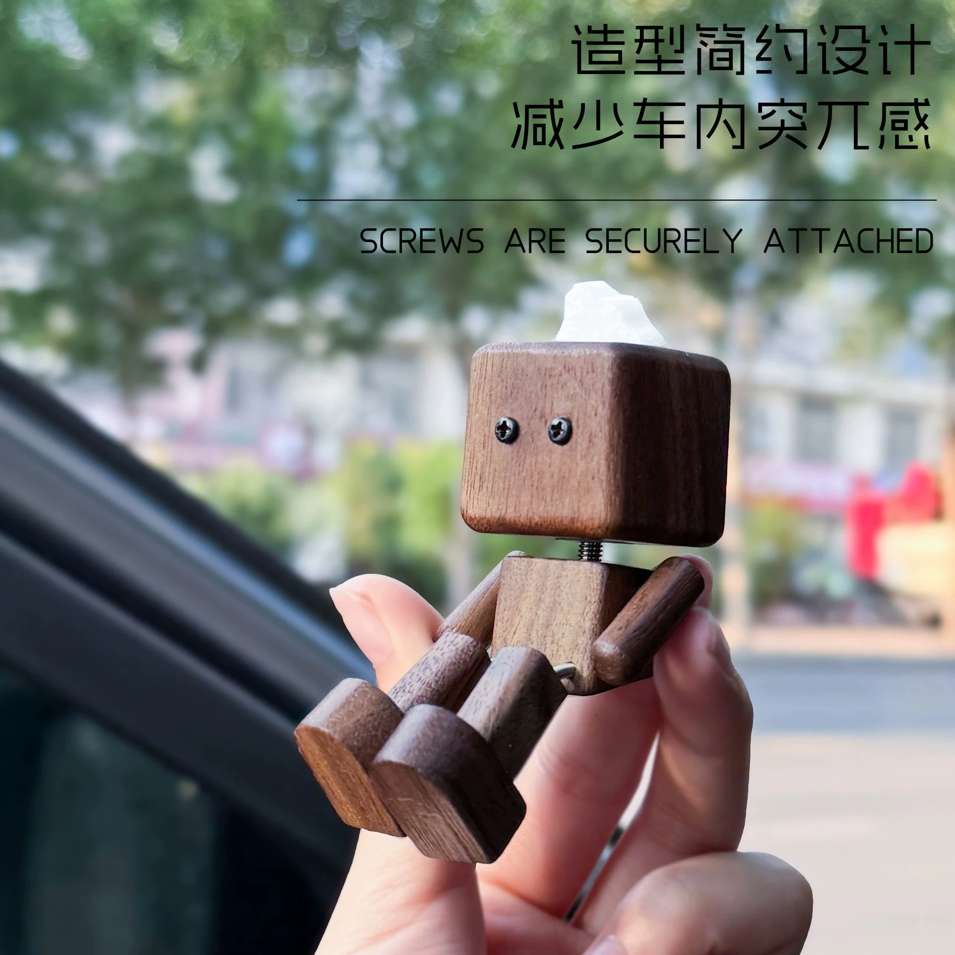 ⭐ 1 stuks robotvormige houtgeu - Home Fragrance Natural recensie en prijs
