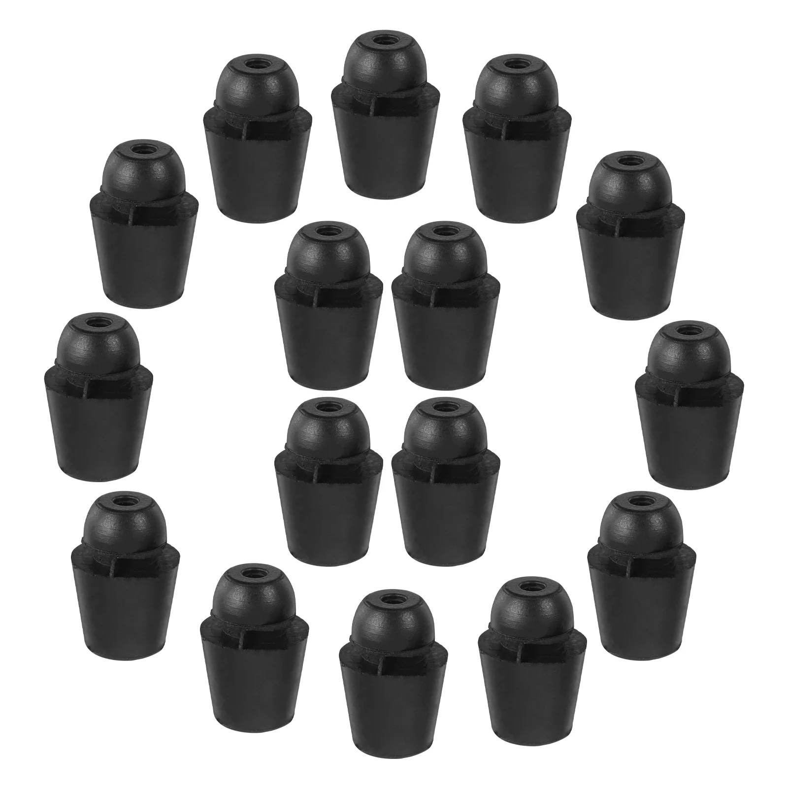 

50 Pcs Car Bumper Rubber Plug Door Bumpers Accessories Guards for Shock Absorber Cap Automotive Gasket