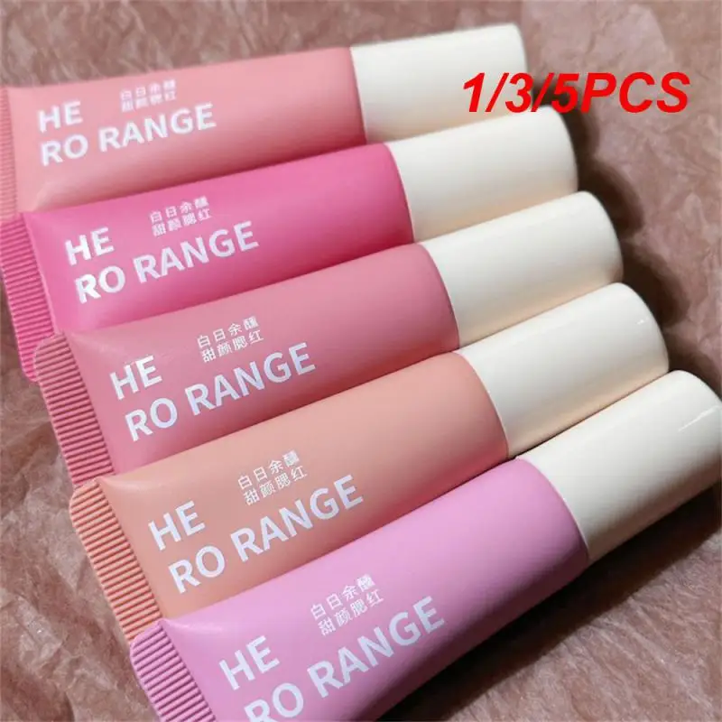 1/3/5PCS Liquid Contouring Color Rendering bassa saturazione Boxed Face Makeup Blush Stick trasparente leggero e sottile 5 colori