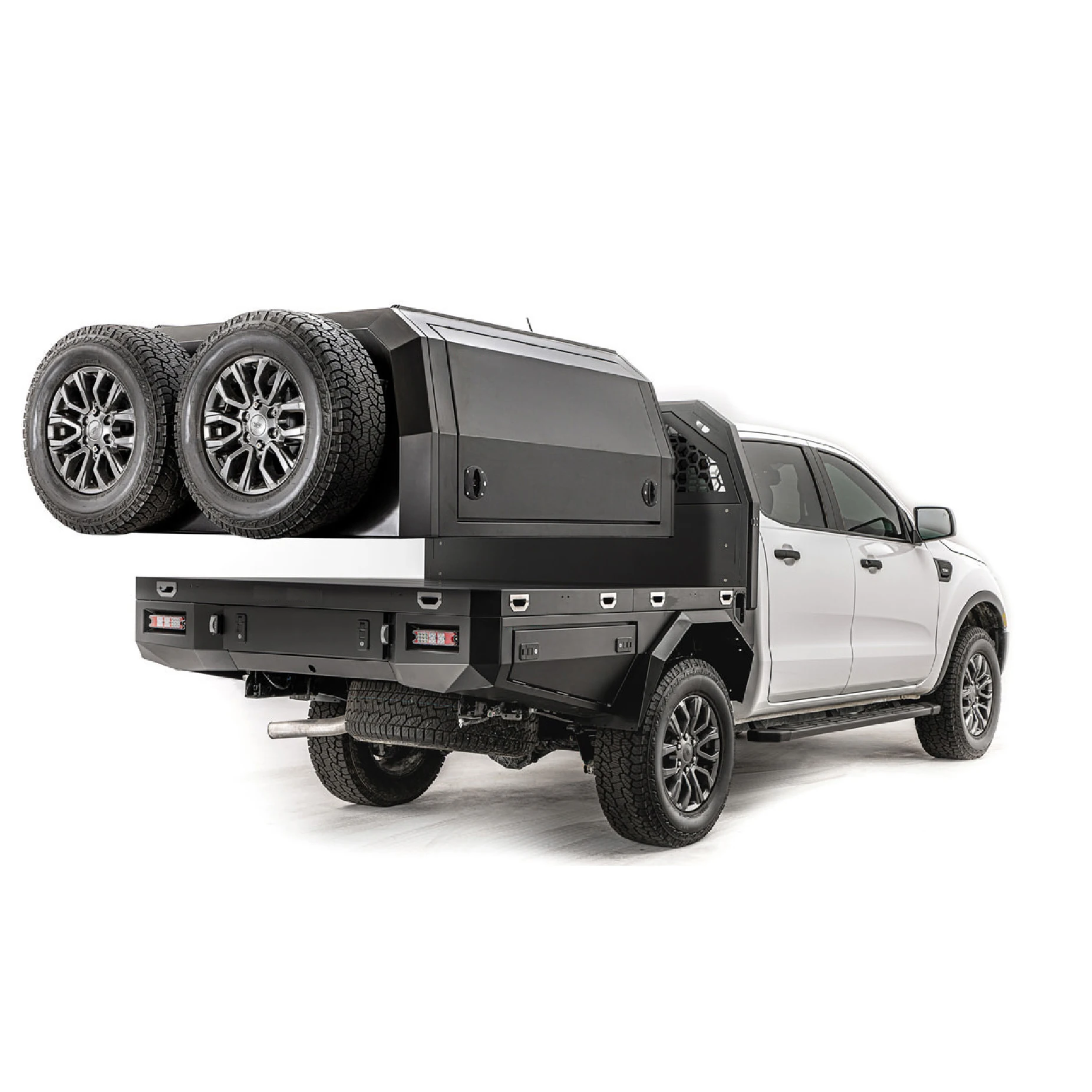 F150 Truck Pickup Hilux Fiberglass Roof Fiberglass Larger Load Accessibility Modular Toppers Caravan RV Trailer 4x4 Travel