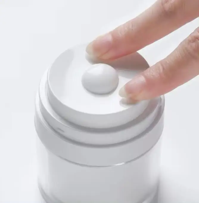 

15g 30g 50g AS Cosmetic Packaging Refillable Skin Care Acrylic Jar Face Cream Dispenser Vacuum Press Bottle