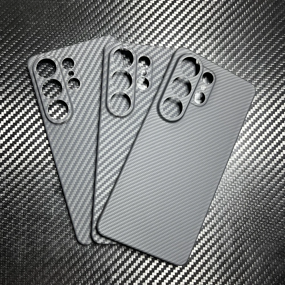

Real Carbon Fiber Phone Case for Samsung Galaxy S26 Ultra Case Fine Hole 1500D/600DAramid Carbon Fiber for Galaxy S26Ultra Cover