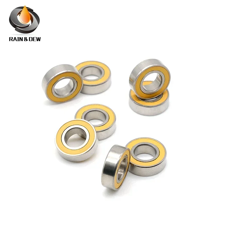 1PCS S688 2RS CB Ceramic Ball Bearing ABEC7 8x16x5 mm Model bearings S 688 RS CB Without Grease Fast Turning