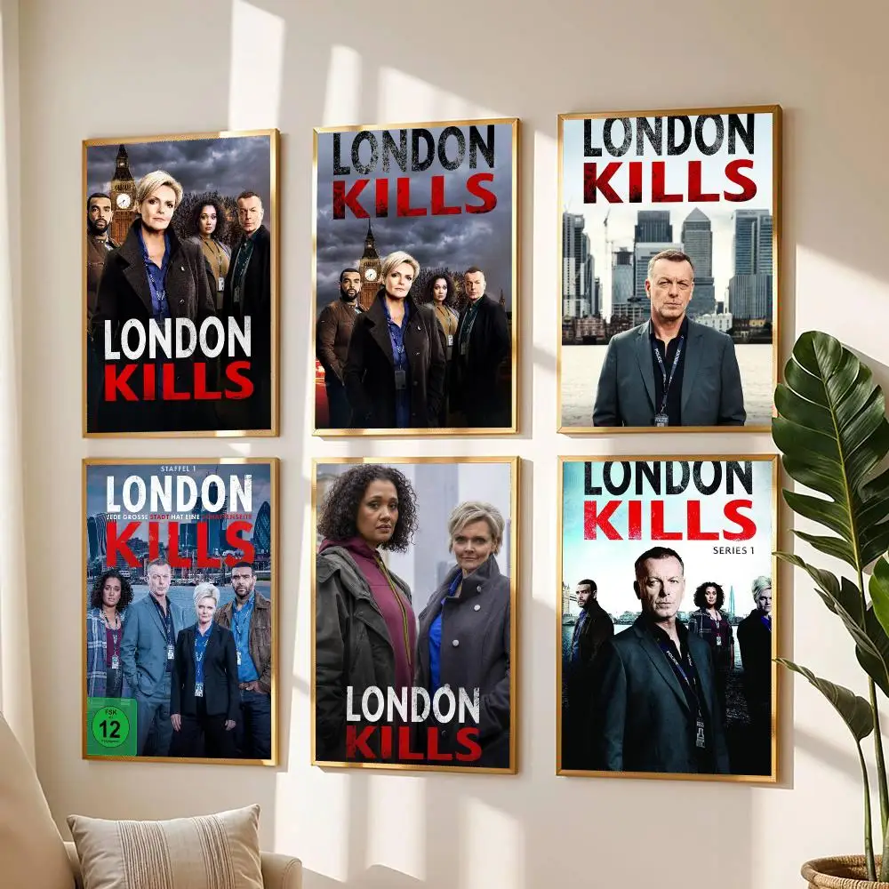 tv series L-London Kills-S Poster Modern Wall Decal for Living Room Cafe Office Bar and Bedroom