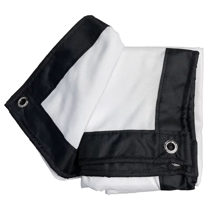 

60~300 Inch Simple Movie Screen Canvas Fabric Projection Curtain Foldable 16:9 16:10 4:3 Optional for LED DLP Porjector Outdoor
