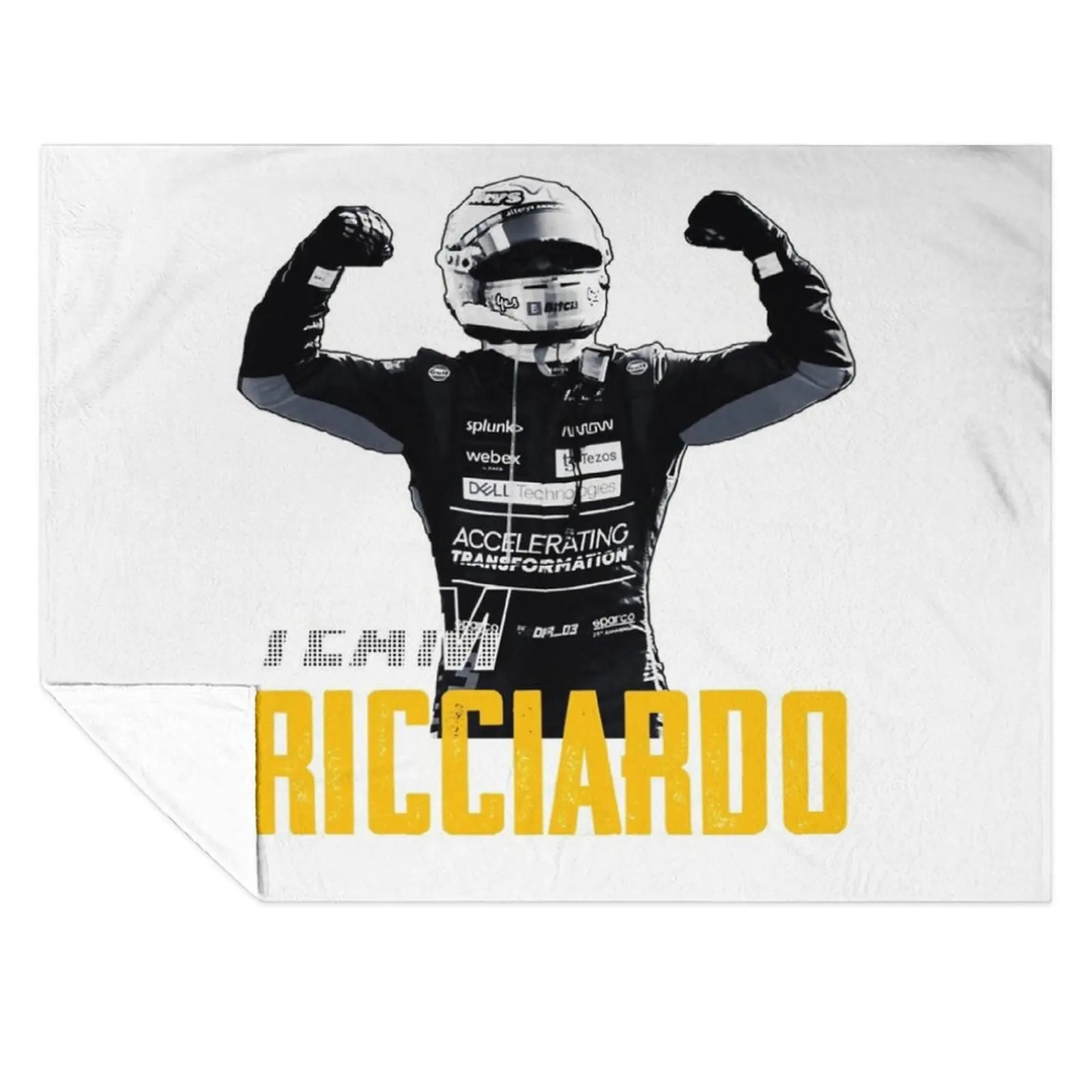 

Ricciardo Helmet Classic Throw Blanket Single Thermals For Travel Decoratives Fashion Sofas Blankets