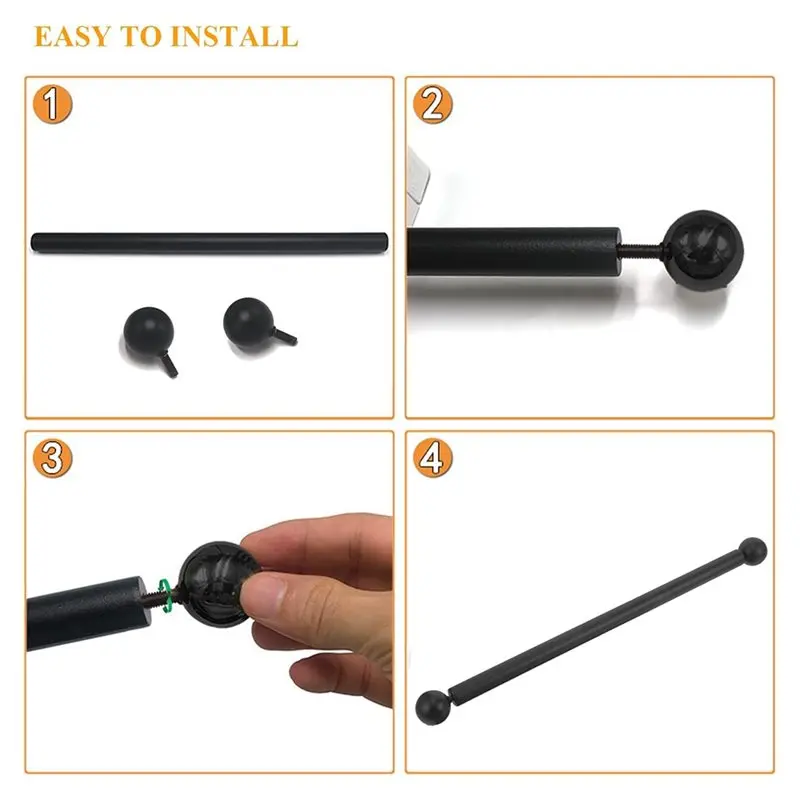 

24-Hour Delivery Lamp Post Accessories- Steel Cross Arm Ladder Rest With Removable Knobs Replacement For Outdoor Lamp Posts Pole