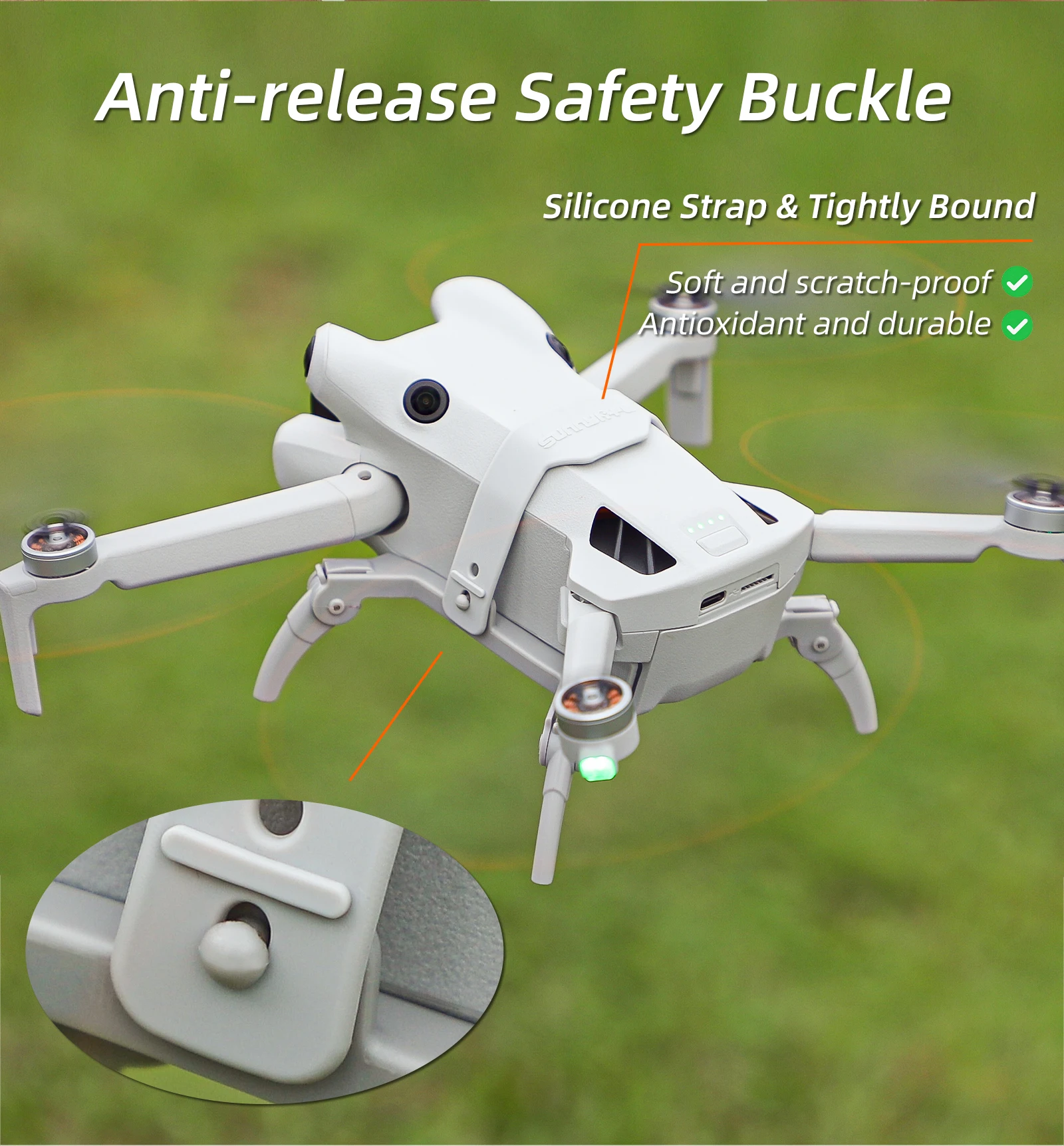 For DJI Mini 4 Pro Drone Heightening Tripod Folding Take-Off Landing Quick Protection Bracket Spider Tripod Drone Accessories