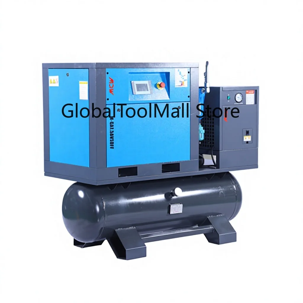 High Quality 7.5KW/10HP Silent VSD All in 1 Screw Air Compressor for Industrial Machinery