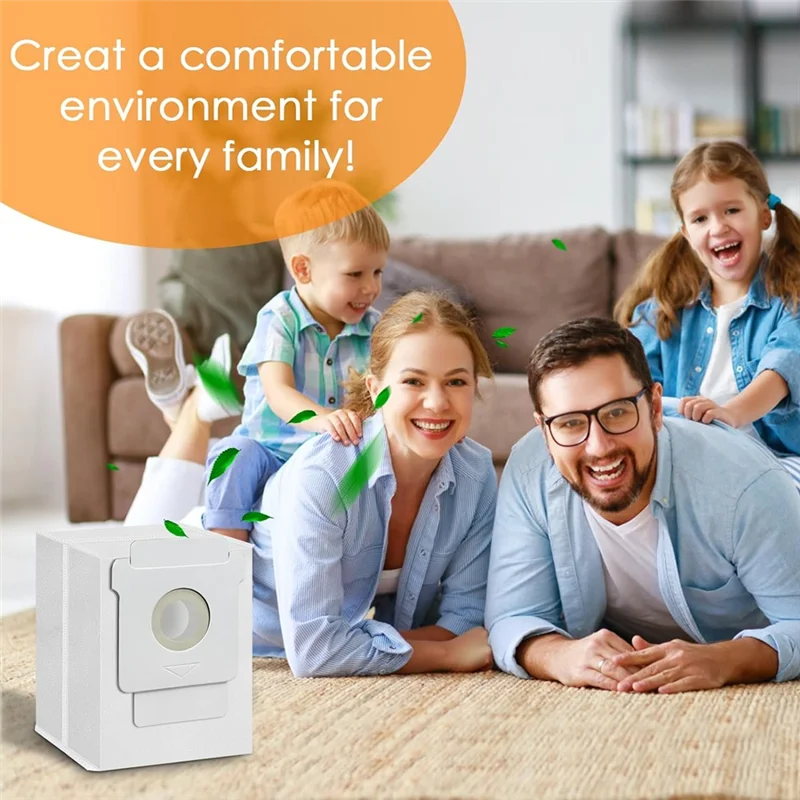 ABKR-12PCS bolsas de vacío de repuesto para Irobot Roomba I7, I7+,I3, I3+, I8, I8+, I4, I4+, I6, I6+, J7 bolsas de polvo para eliminación de suciedad