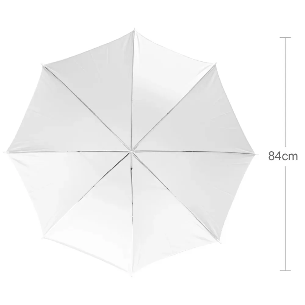 2pcs Godox Professional 33'' 84cm White Translucent Soft Umbrella for Photo Studio Flash Light