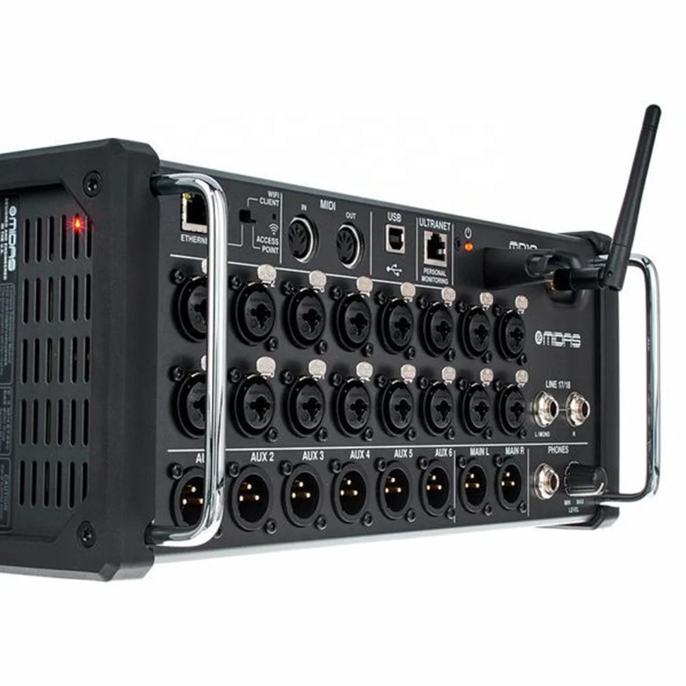 MR18 Digital Mixer With  Microphone Preamps 18-Channel Pa Sound System Audio Console