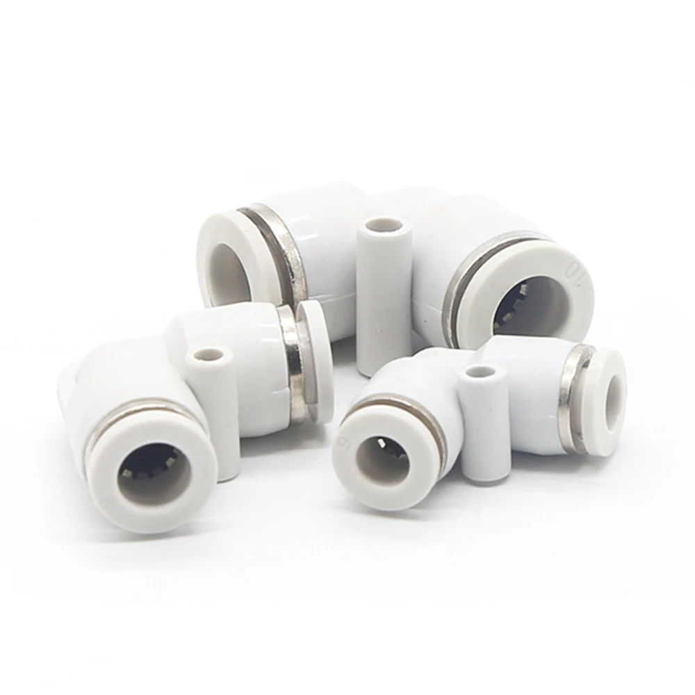 PV Pneumatic Quick Connector Trachea Hose Quick Connector Plastic White Connector Air Compressor Accessories 4 6 8 10 12 14 16mm