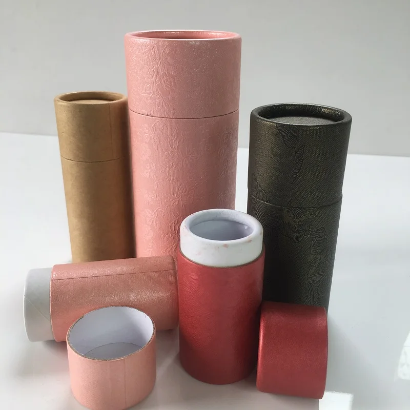 20pcs  Kraft Paper Container Bottle Packaging  Tube for Glass Essential oil Bottles Package