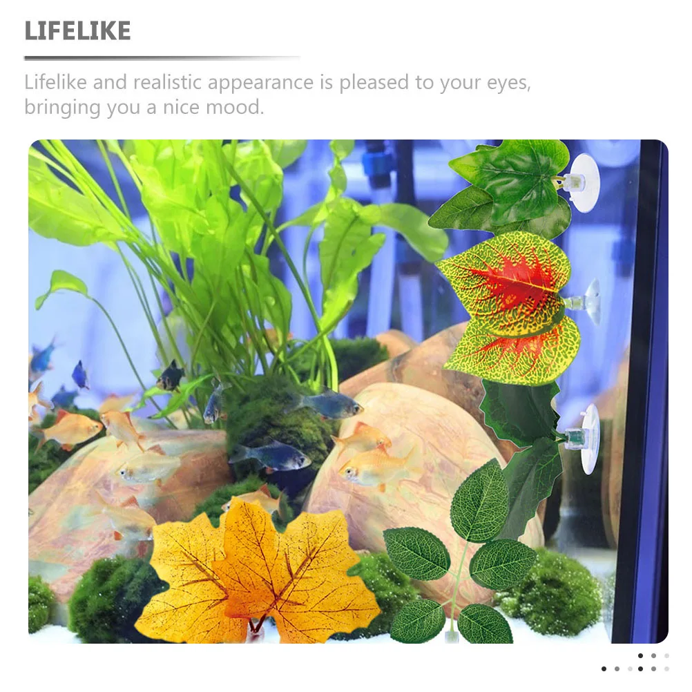 

3pcs Lifelike Resin Aquarium Plant Wear-Resistant Fake Plants For Fish Tank Desktop Aquatic Decor Pet Supplies