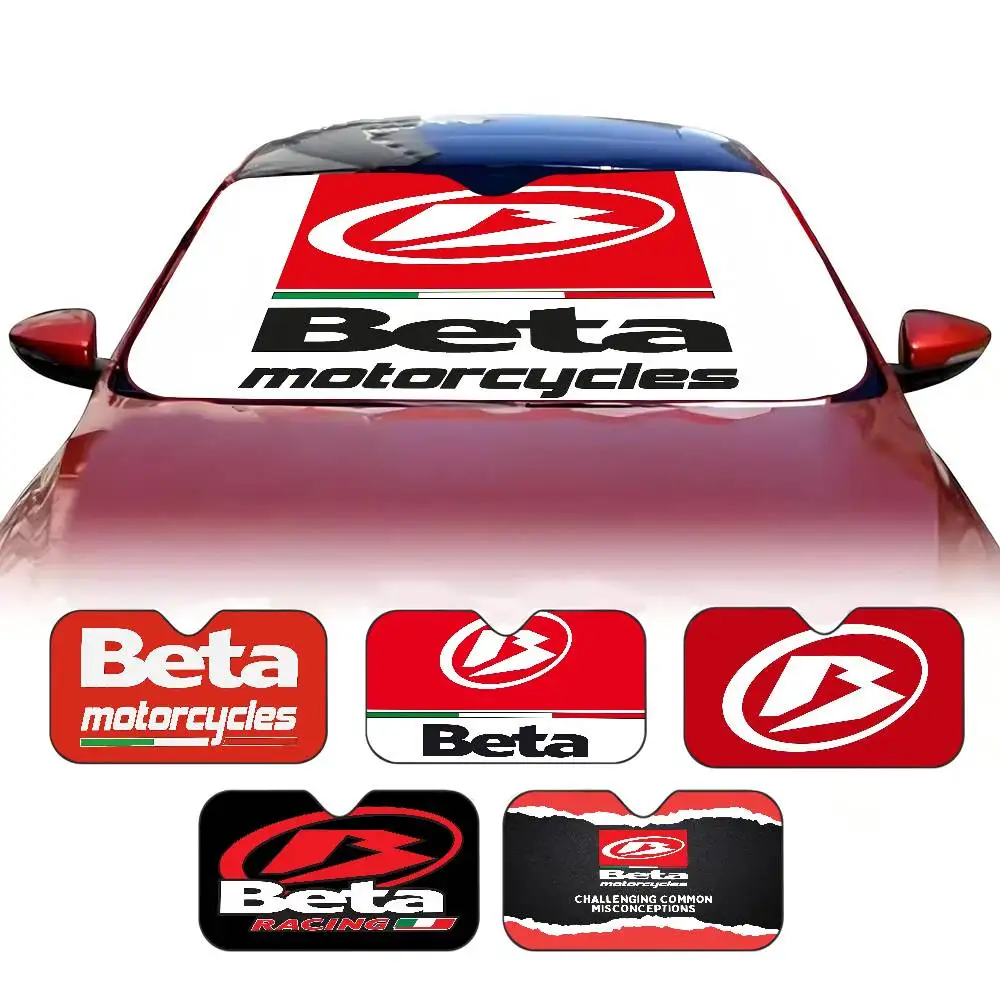 

B-Beta-Racing Car Windshield Foldable Sun Shade Cover Block Reflector Portable Breathable Anti UV Protector Screen