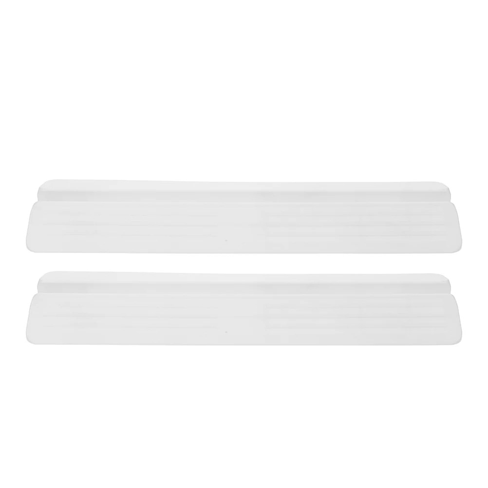 

2pcs Baby Gate Ramp Anti Slip Height Doorway Transition Strip Pet Fence Guardrail Holder White Durable