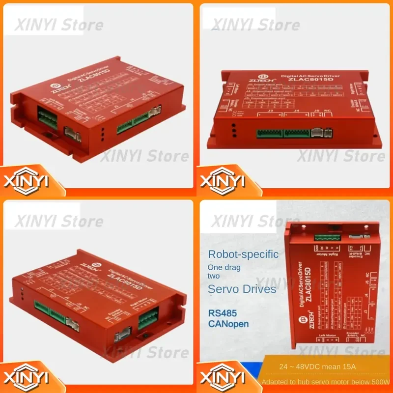 for ZLAC8015 One to Two Hub Motor Driver CANopen 485 High Precision Synchronization Control Board