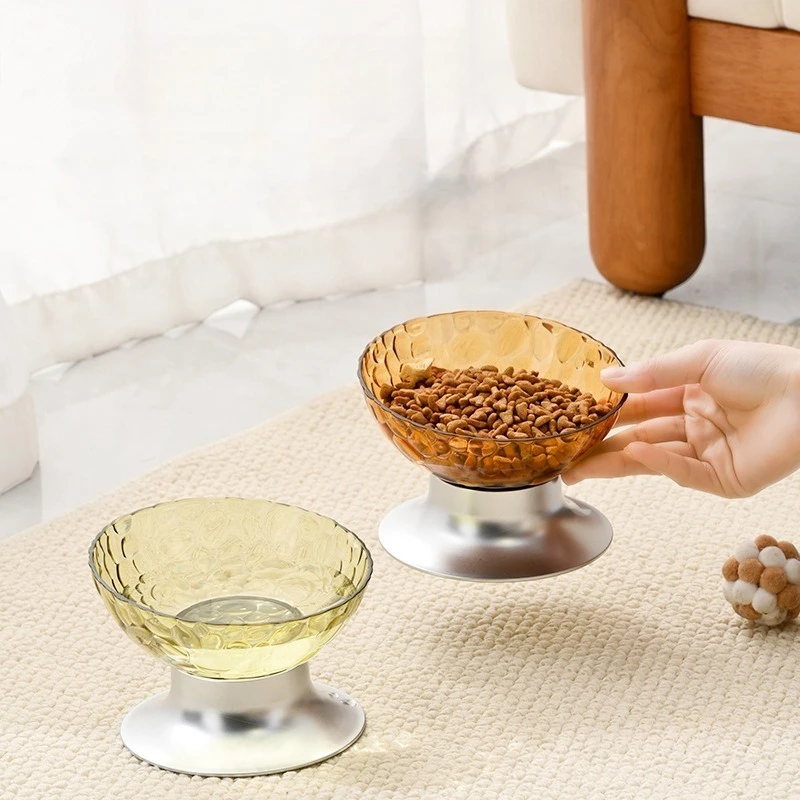 

Pet Cat Bowl, Anti-tipping High-legged Bowl, Dog Food Bowl, Detachable Base, Small Dog Feeder Товары Для Кошек