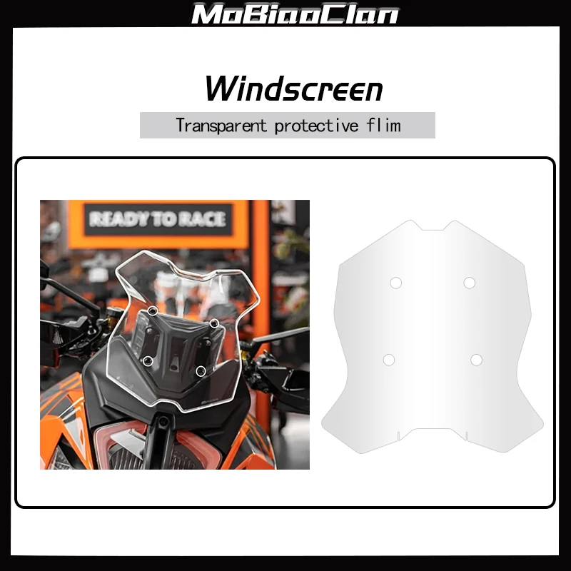 For KTM 1290 Super Duke GT invisible car cover transparent protective sticker fuel tank sticker modified accessories