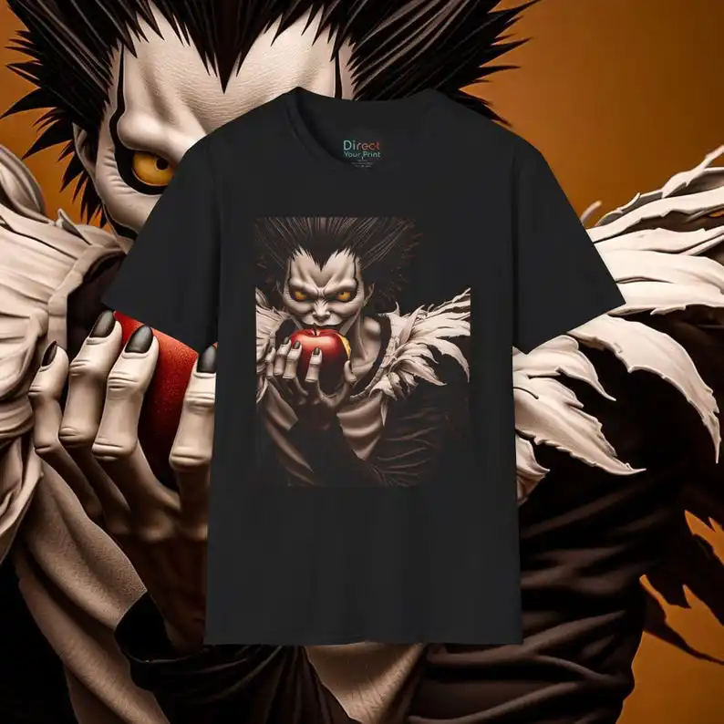 Death Note 3D T-shirt % Premium Quality Graphic Tee for Fans & Collectors - Unique Anime Apparel in Various Sizes