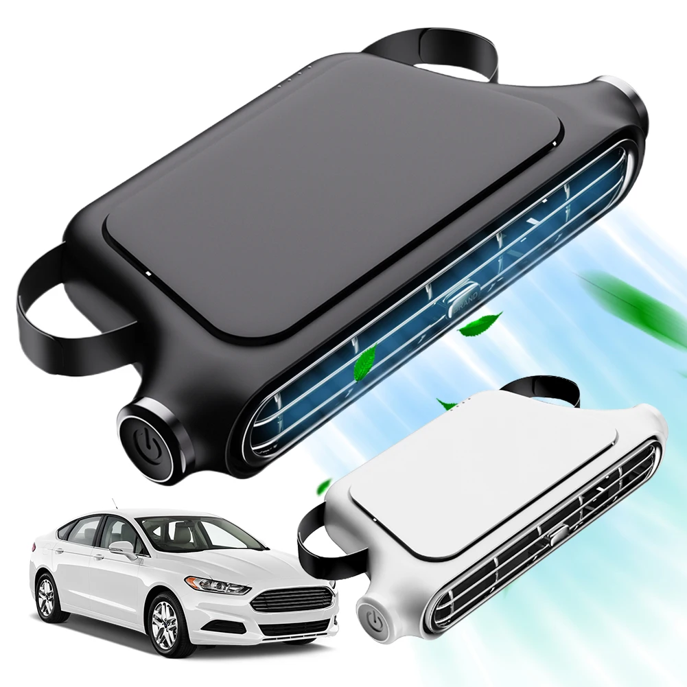 

Car Headrest Cooling Fan 3 Speeds Adjustable Car Air Cooling Fan 5V/2A Car Rear Backrest Fan for Mini Cars RVs Sedans