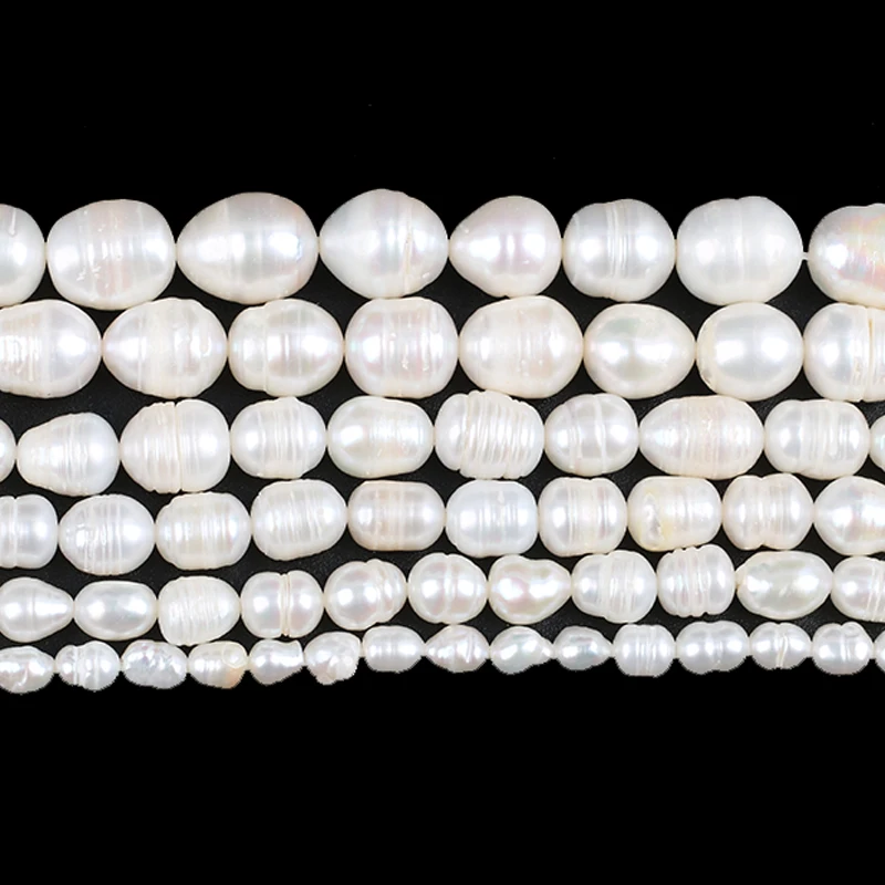 High Quality Natural Pearls Real Freshwater Pearl Beads Irregular Punch Loose Beads for Jewelry Making DIY Bracelet Necklace