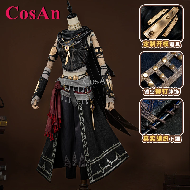 

CosAn Game Identity V Qi Shiyi костюмы для косплея антикварская элегантная милая униформа Хэллоуин вечерние одежда для ролевых игр S-XXL