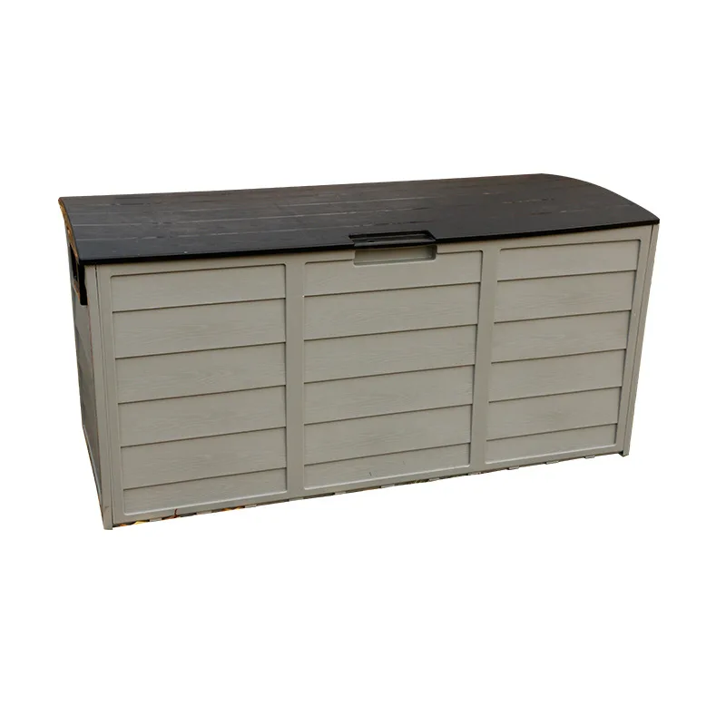 Large‑Capacity Outdoor Storage Box, Multi‑Purpose Waterproof UV‑Resistant Deck Box for Garden & Patio Yard Organization