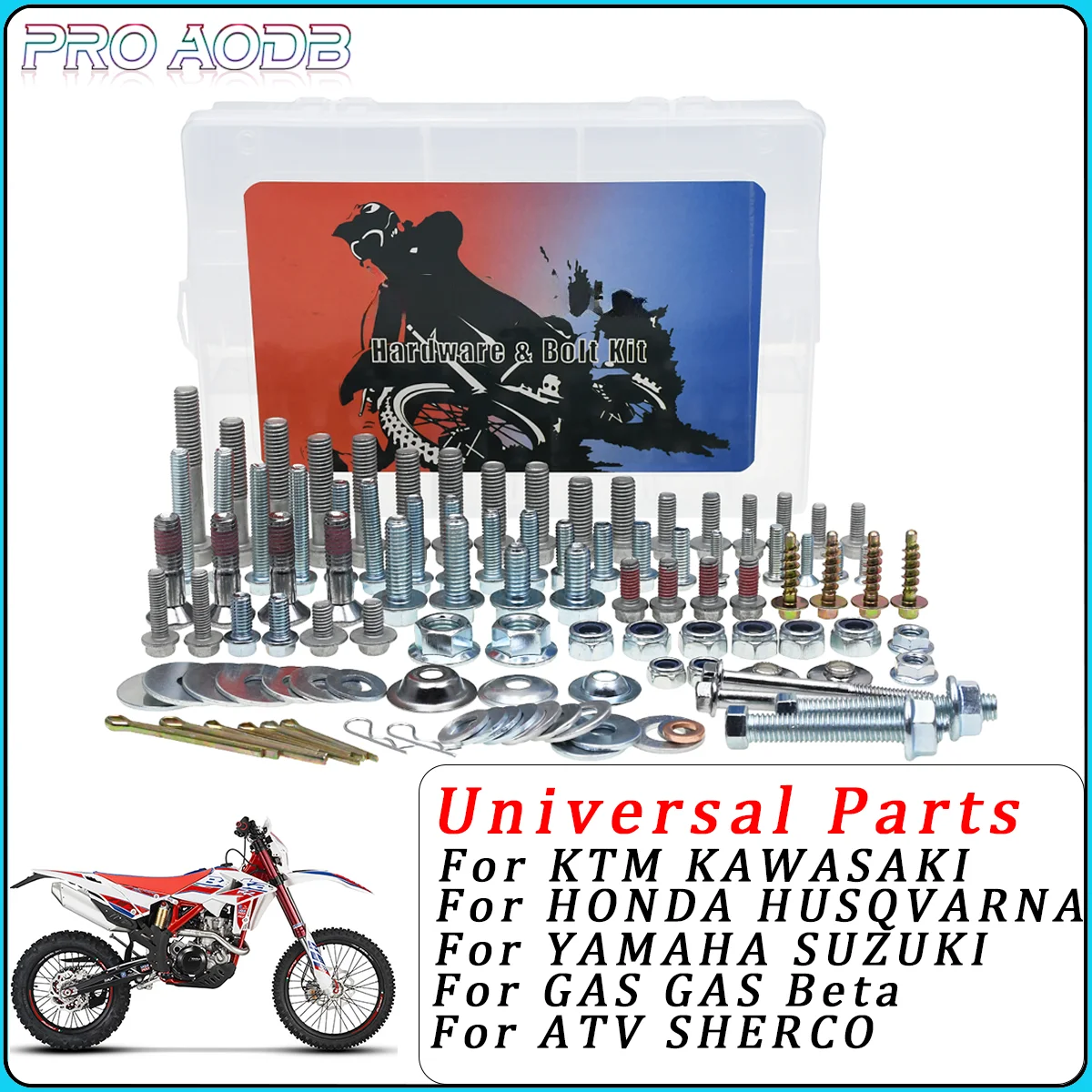 

Hardware Bolt Full Plastics Fastener Kit For Beta RR RX RS Gas Gas EC EX MC ECF EXF MCF Kawasaki KX KLX KXF 125-500 Dirt Bike