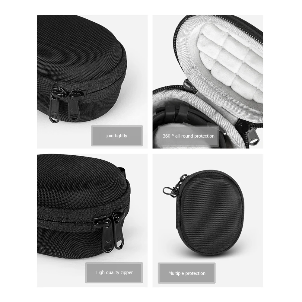Portable EVA Single Watch Travel Case Watch Storage Organizer Box Watch Holder Waterproof for Smartwatches Zippered Container