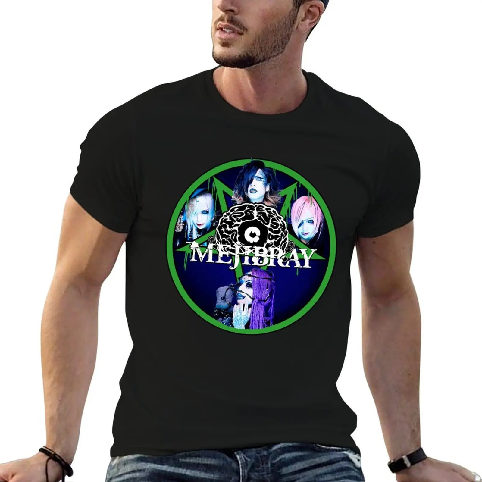 

Mejibray (visual kei) T-Shirt t shirts for man graphic tees t shirts for man cotton soft T-Shirt