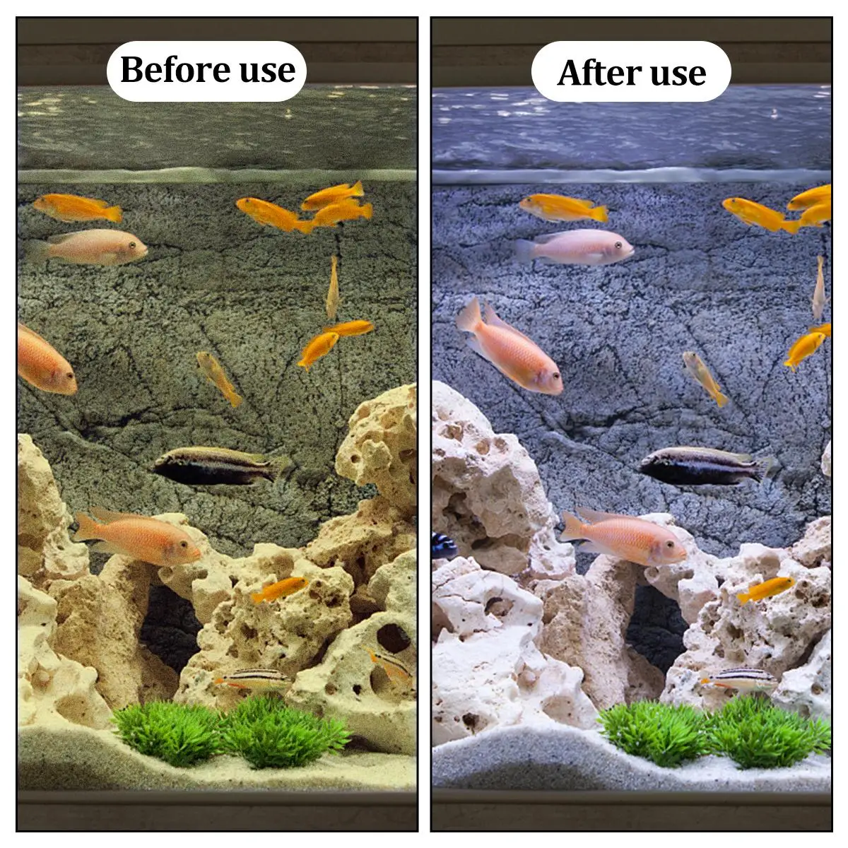 

Bio Gravel Filter Media Biological Pad High Density for Fish Tanks Aquarium Sponge