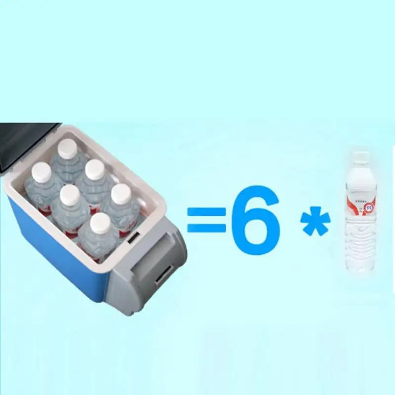 7.5L Mini Car Refrigerator 12V Portable Car Fridge For Cooling Warming Dual Use Travel Vehicle Electric Cooler Car Freezer