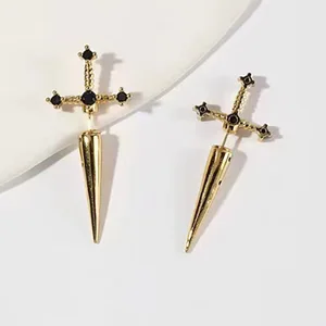 Abnehmbare kinitial-gotische Schwertohrringe, Ohrmantel, Dolchohrringe, Vorder- und Ohrring-Rücken 6 Hauptverkäufe Earning Ohrjacke - №1