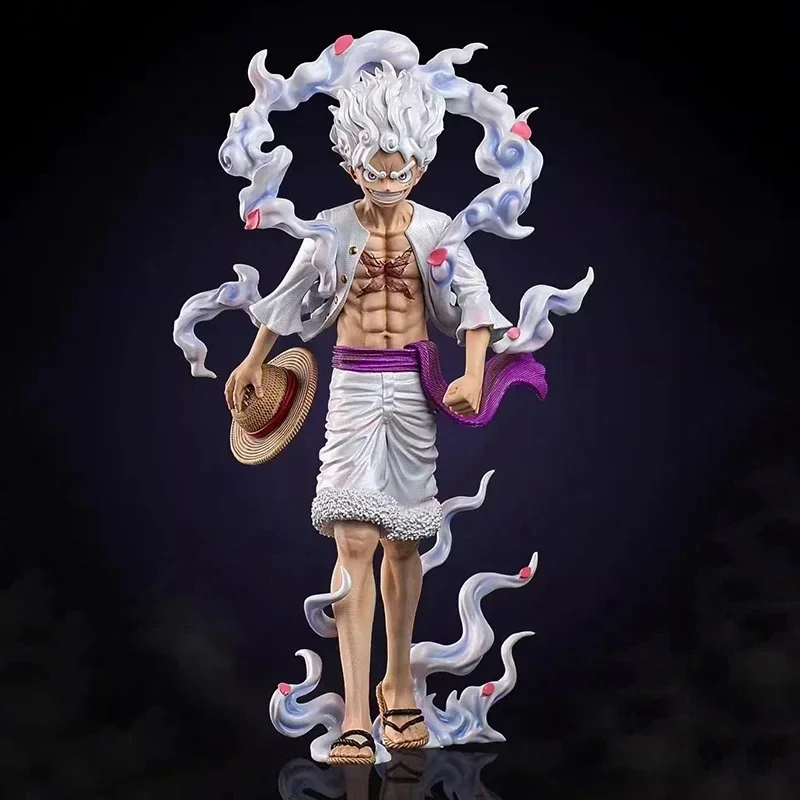 23cm Anime Zook Luffy One Piece GK NIKE Monkey D. Luffy Action Figures Pvc Statue Model Doll Collection Desktop Decorate Toys