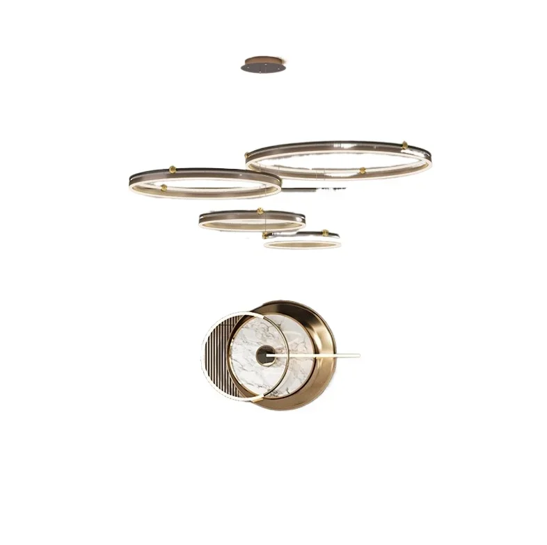 Zhongshan Lighting New Living Room Light Main Light Chandelier LED Round Dining Room