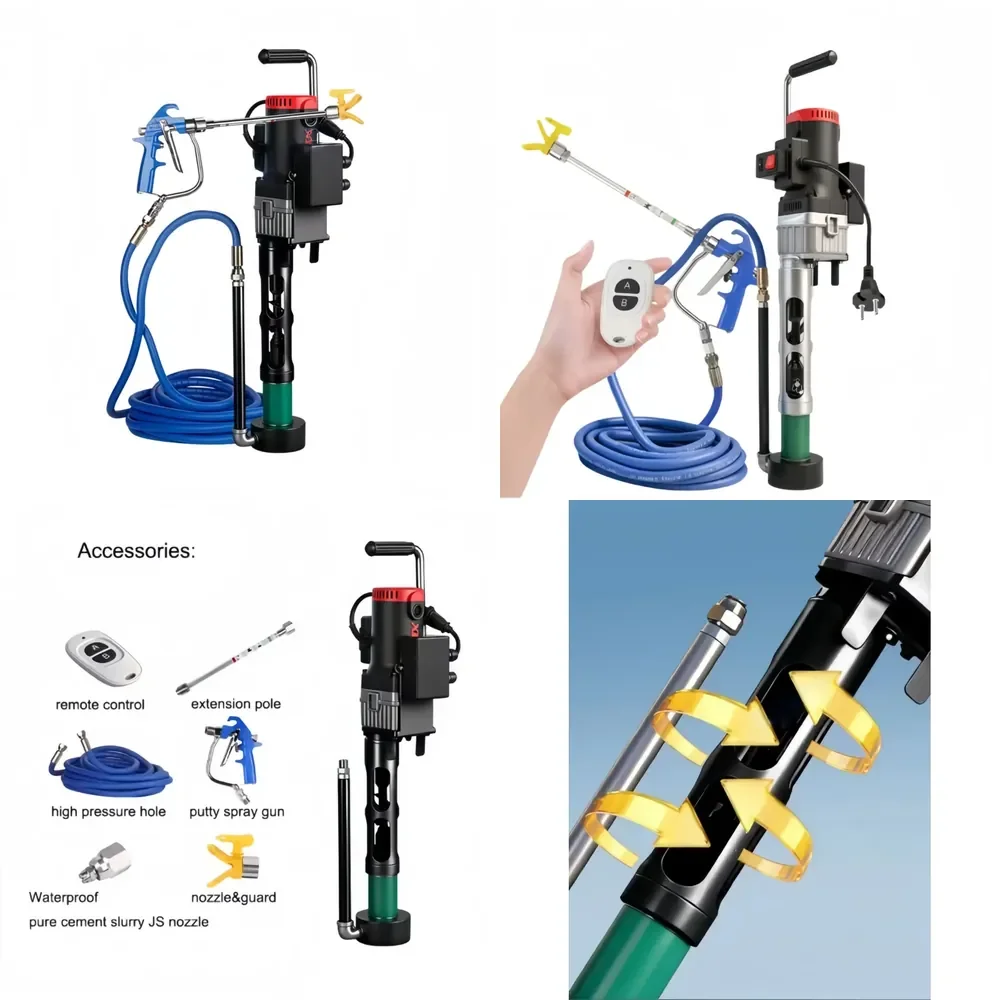 Multi-functional Airless Paint Sprayer Machine Small Portable Electric Spray High Power