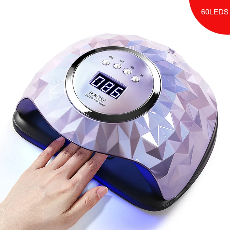 Nail Dryer 60 LED Nail Lamp for Curing All UV Gel Polish &Varnish with Motion Sensing Manicure Pedicure Professional Salon Tool