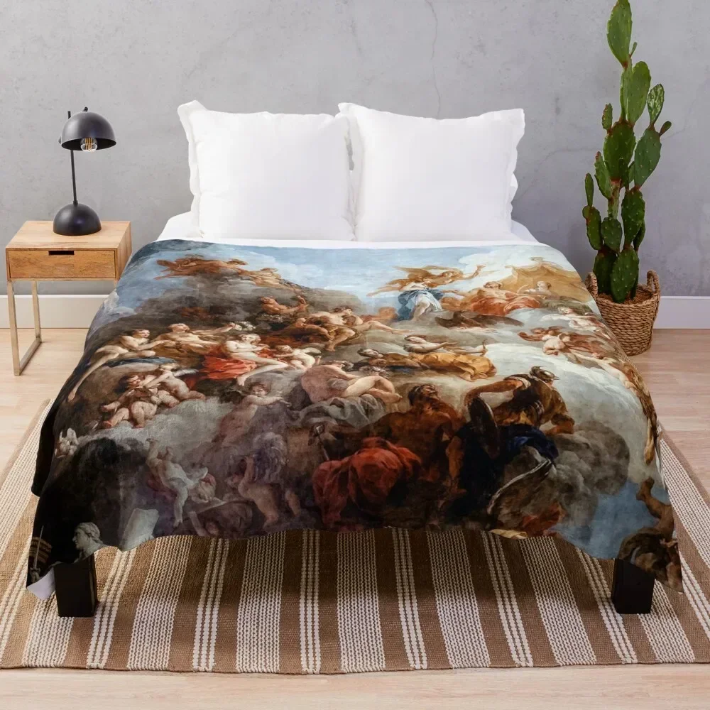 

Renaissance Throw Blanket Cozy Light Blanket for Travel Camping Picnic