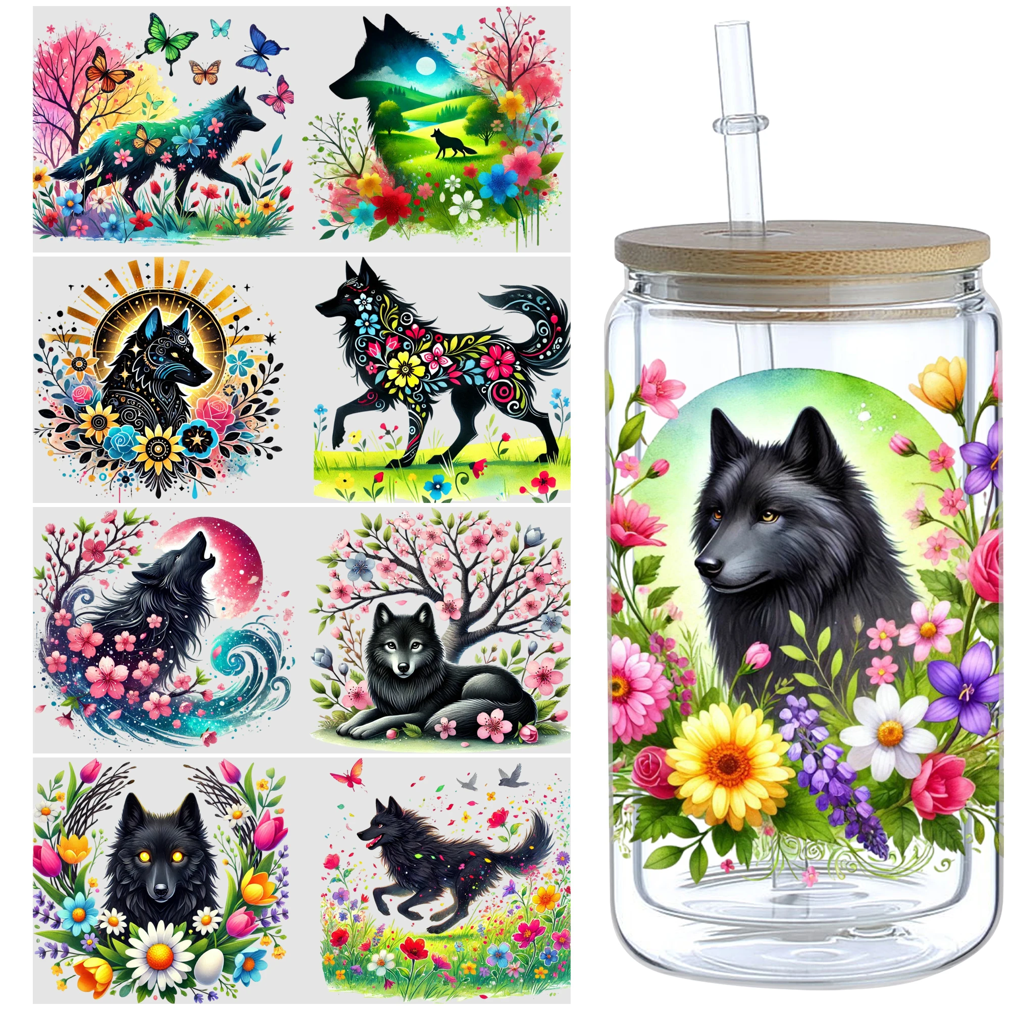 5 Sheet Wolf Dtf Cu…