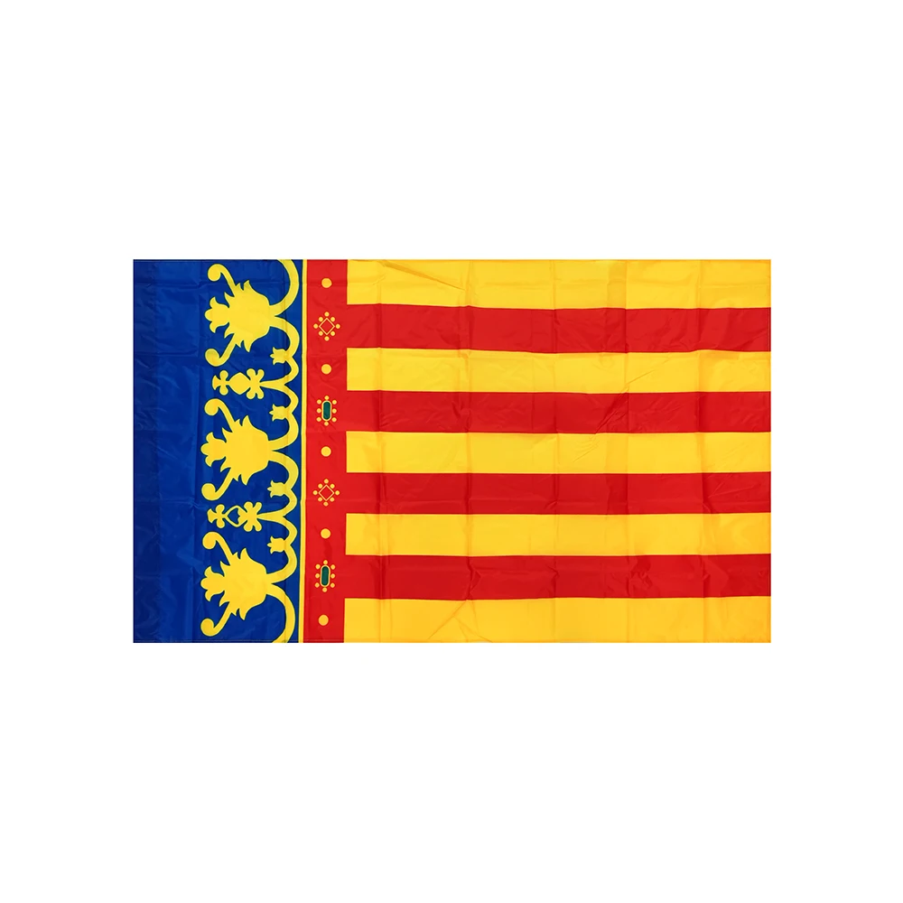 Directly Delivery 100% Polyester Spanish Region of Comunidad Valenciana Flags