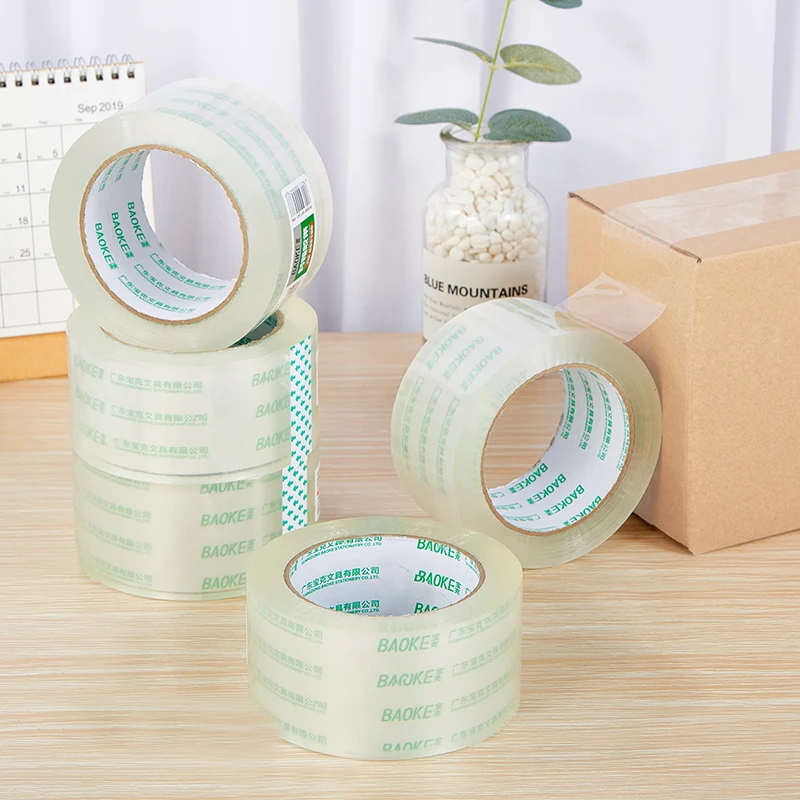 Custom Transparent Clear Bopp Adhesive Tape Film Gum Carton Sealing Tape Adhesive JM055100