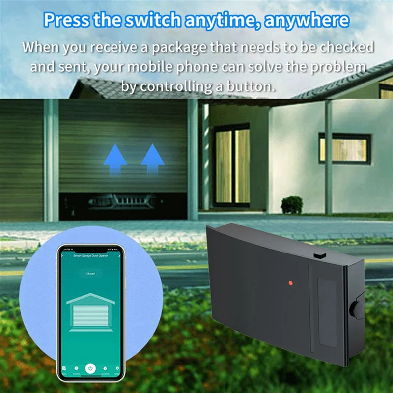 

С контроллером гаражных ворот Tuya, умный дом, Wi-Fi, устройство открывания дверей, автоматическая работа с приложением голосового управления Alexa Home, вилка европейского стандарта, хит продаж