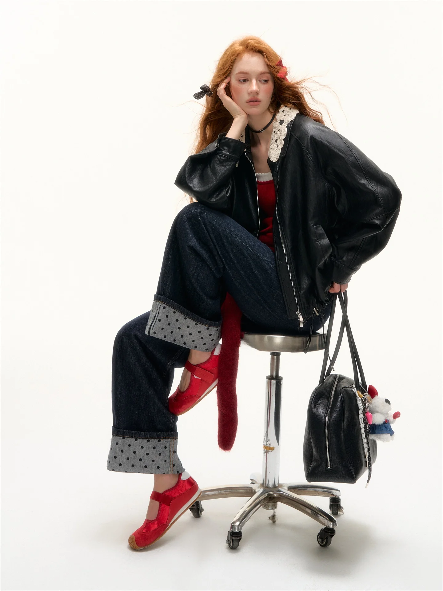 Jaqueta de Corduroy Feminina Casual com Zíper Destacável e Cor Pura, Estilo Fashion