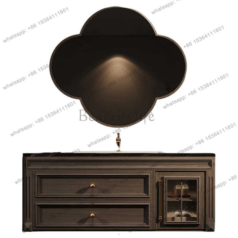Washbasin Toilet Bathroom Cabinets Vintage Vanity Mirror Storage Bathroom Cabinets