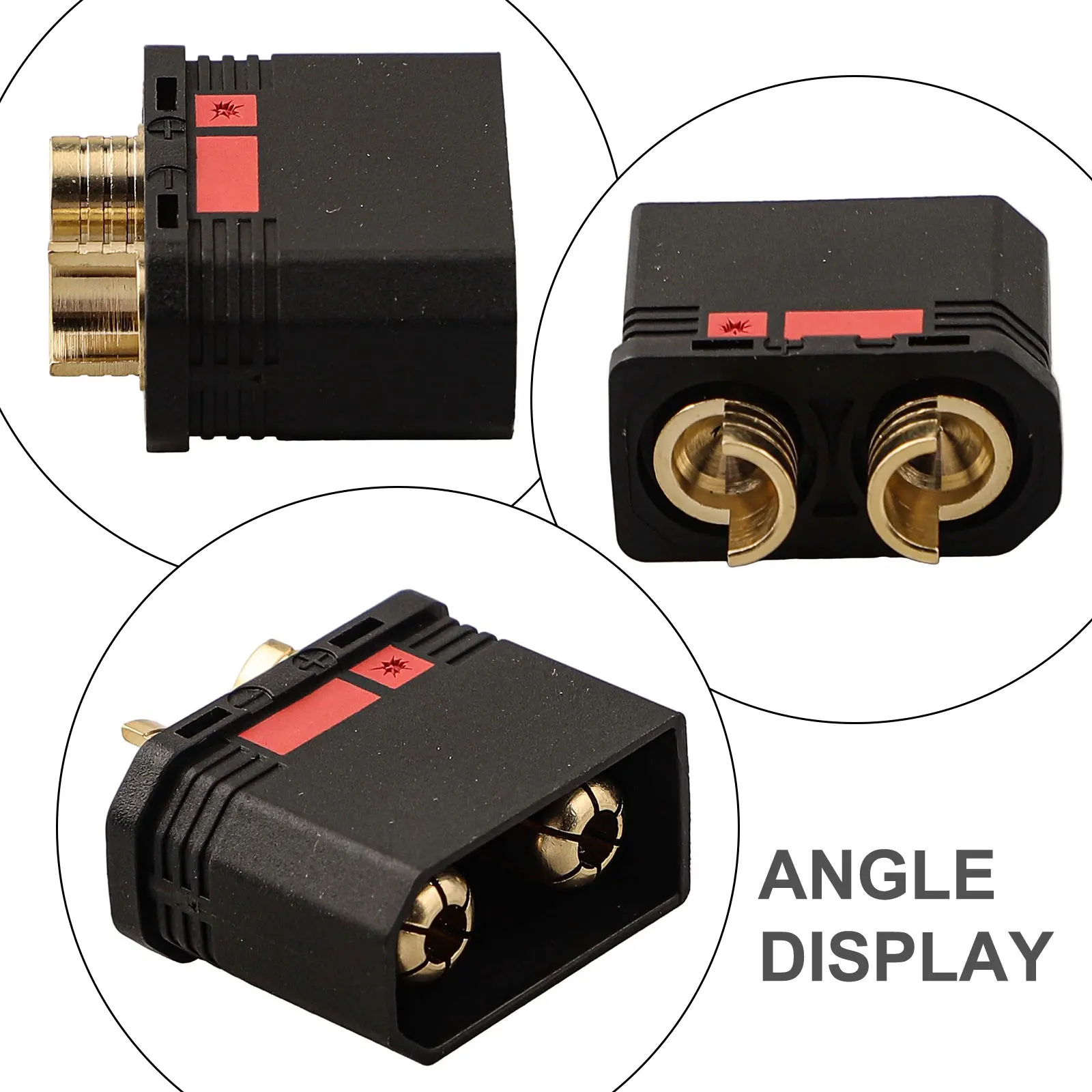 

For Battery Connection Anti-static Connector For Industrial Use Wire Gauge 8-10AWG Gold-plated Copper Reverse Depolarization