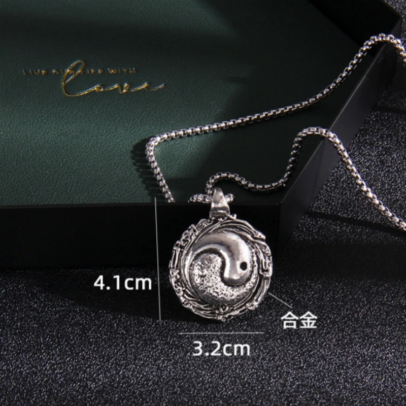 قلادة نمط العرقية ، شخصية ، تنوعا ، الهيمنة يين يانغ تاي تشي ، ثمانية تريجرام ، الهيب هوب ، قلادة فاسق #1